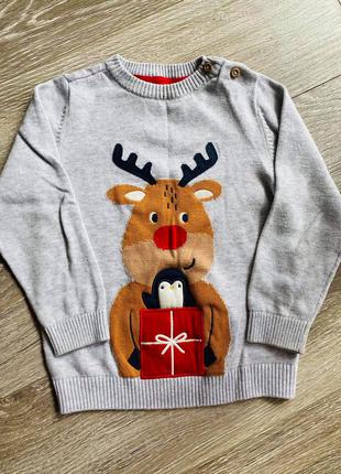 Новорічна кофта з оленем,светр,новорічна кофта з оленем