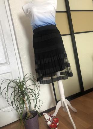 Брендовая юбка сеточка