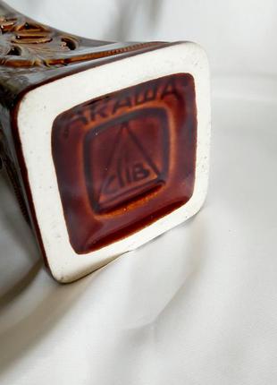 Ваза керамическая ажурная майолика керамика