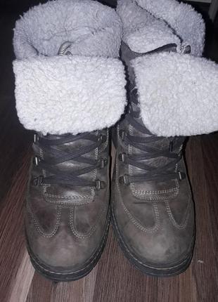 Ботинки (ботильоны) зимние кожа р. 40, 26 см.4 фото