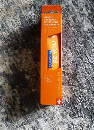 Відбілююча зубна паста curaprox be you персик + абрикос, 60 мл1 фото