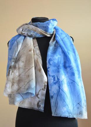 Шарф-палантин бавовняний