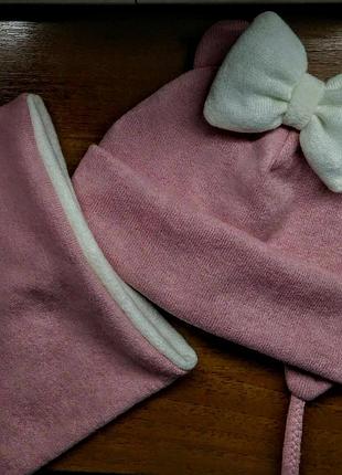 Шапка шапочка на зав'язках