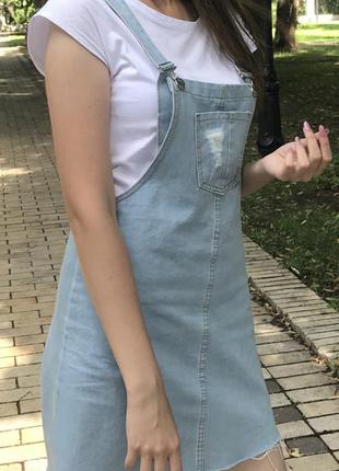 Плаття джинсове