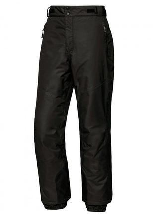 Гірськолижні штани мембранні для чоловіка crivit 314062 52,xl чорний1 фото