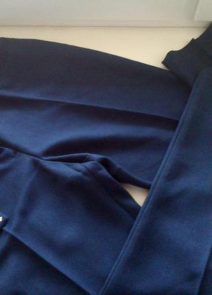 42р. синие зауженные фактурные брюки south3 фото