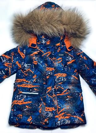 Зимовий комбінезон роздільний на хлопчика 3-5 років