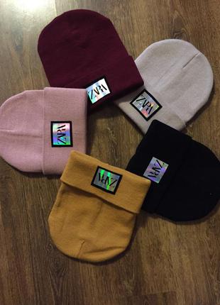 Шапочки zara