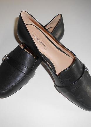 Шкіряні туфлі, балетки від antonio; я melani розмір us 6 устілка 23.5 см