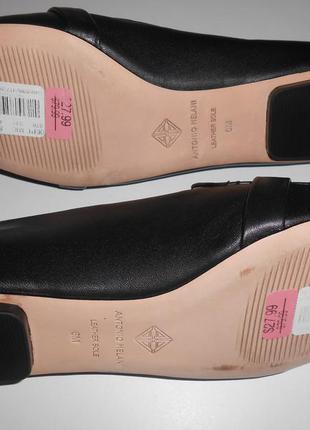 Кожаные туфли балетки от antonio melani размер us 6 стелька 23.5 см9 фото
