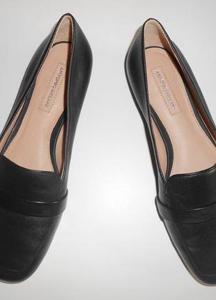 Кожаные туфли балетки от antonio melani размер us 6 стелька 23.5 см7 фото