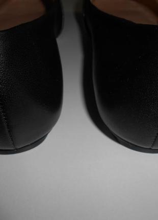 Кожаные туфли балетки от antonio melani размер us 6 стелька 23.5 см6 фото
