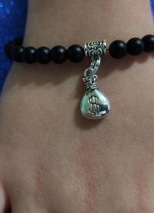 Мішечок грошей-браслет-шунгіт.