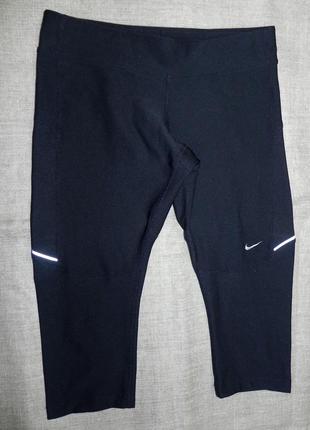 Спортивные короткие лосины nike dri-fit оригинал, р- s