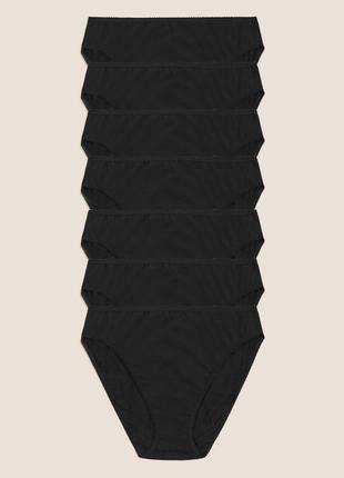 Набор из 7 пар трусиков marks and spencer high legs р.10,12,14