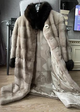 Норковый беж с соболем