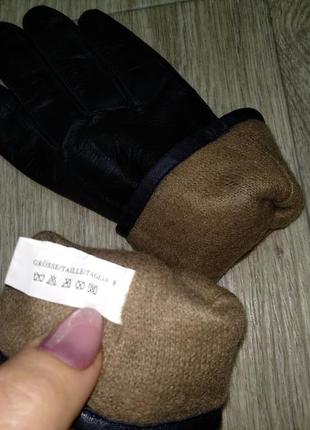 Перчатки кожаные женские m-l размер 8 кожа9 фото