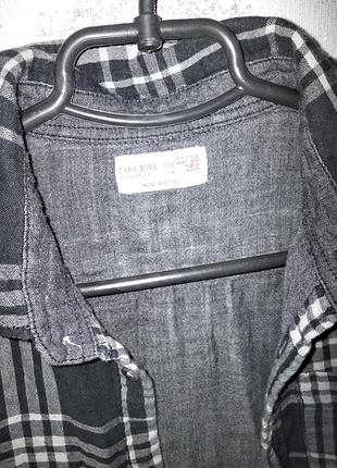Натуральна рубашка zara 3