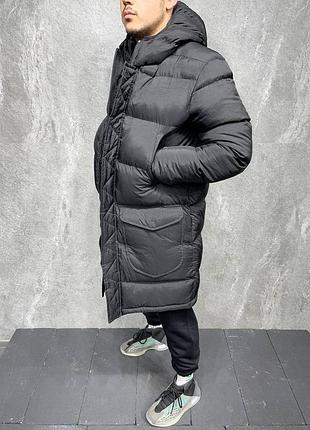 Зимова чоловіча парку 🔺️ чорна