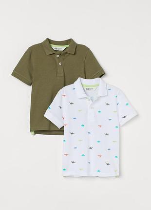 Футболки поло от h&m рост от 110 до 140 см цена за 1 шт