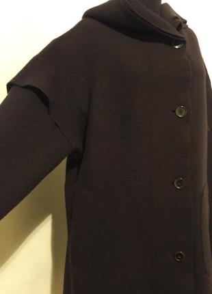 Скидка дня!!!крутое дизайнерское шерстяное пальто оверсайз от fuchs schmitt3 фото