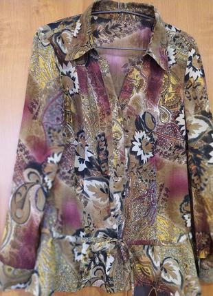 Класна блузка для офісу і свята, р. 46-48