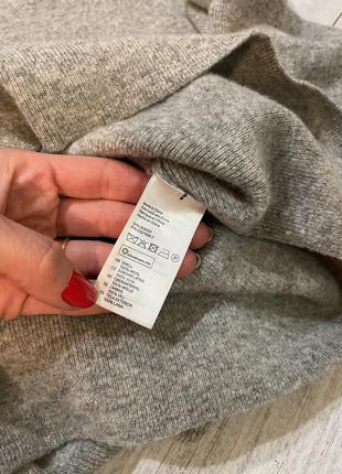 В'язане плаття в рубчик вовняне h&m преміум 💯 % вовна оверсайз кашемір в рубчик6 фото