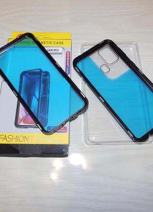 Magnetic case full glass 360 (магнітний чохол) для samsung galaxy a314 фото