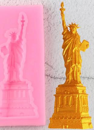 Кондитерський молд "статуя свободи" - розмір молдовського 8*3,5 см, силікон