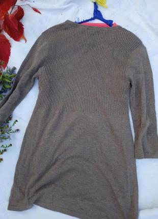 Тепленькое платье-туника с карманами,44-52разм.4 фото