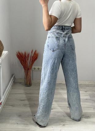 Крутые джинсы клёш  shein