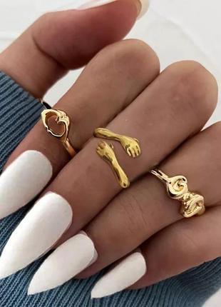 Набор колец винтажные кольца