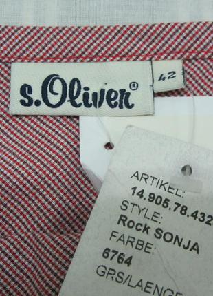 Короткая летняя юбка s.oliver размер 40 / 42 евро3 фото