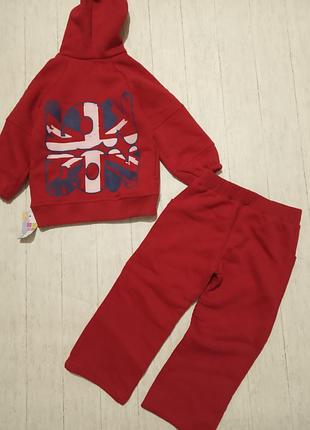 Теплий костюм на флісі бома на 4-5 років див. виміри2 фото