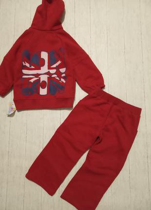 Теплий костюм на флісі бома на 4-5 років див. виміри5 фото