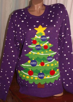 Суперский свитер (л-хл замеры) плотный, мягкий, праздничный, отлично смотрится.