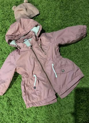 Куртка +шапка для дівчинки