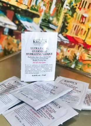 Нічна зволожуюча відновлююча маска для обличчя kiehls