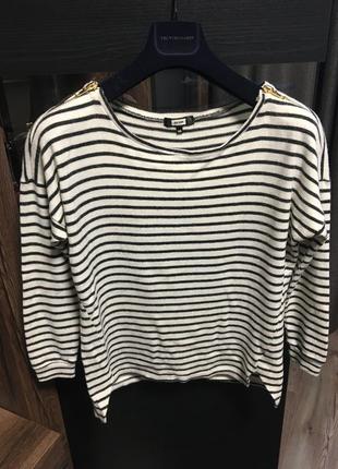 Вільний светр в смужку, з замочками bik bok