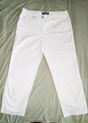 Женские белые штаны - джинсы " gerry weber "2 фото