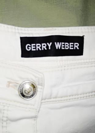 Женские белые штаны - джинсы " gerry weber "3 фото