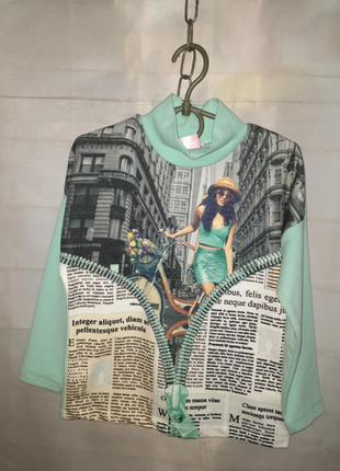 Теплий турецький гольф для дівчинки