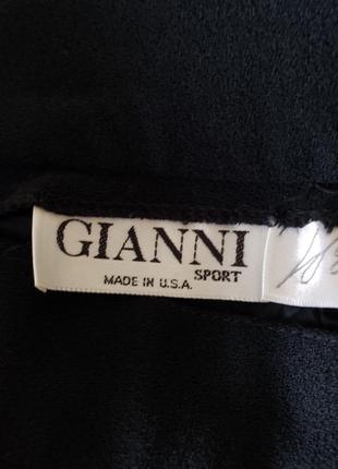 Шерстяная (100 % pure wool) винтажная миди юбка карандаш с карманами gianni usa6 фото