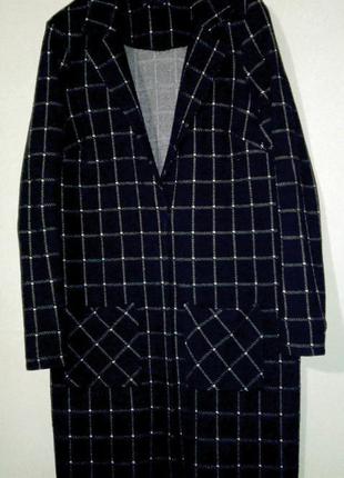 Стильный длинный трикотажный пиджак george1 фото