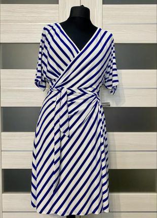 Платье полоска синяя ralph lauren2 фото