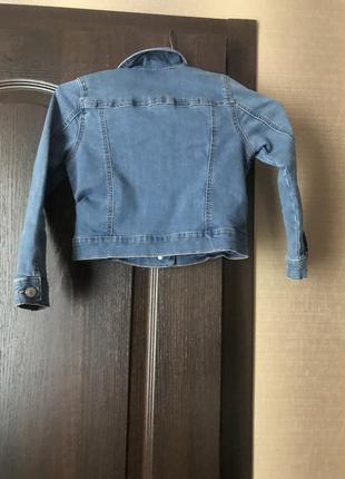 Джинсовая куртка от george на 7-8 лет в идеальном состоянии2 фото