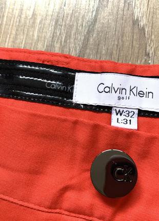 Мужские классические зауженые хлопковые брюки calvin klein5 фото