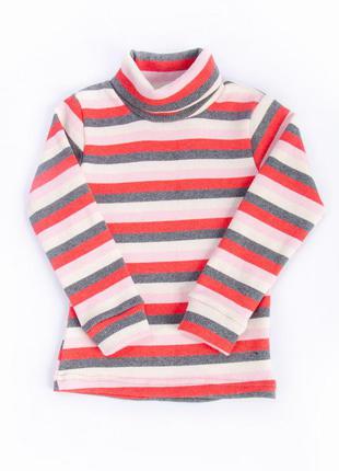 Водолазка детская рубчик, гольф под горло, полосатый свитер с начесом5 фото