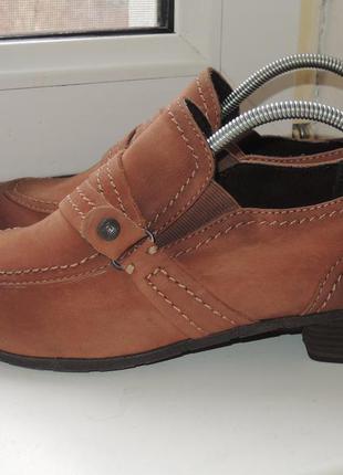 Стильні шкіряні туфлі marco tozzi р. 38 (25 см)2 фото