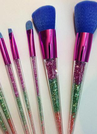 Красивые кисти для макияжа,набор,кисточки для мейка